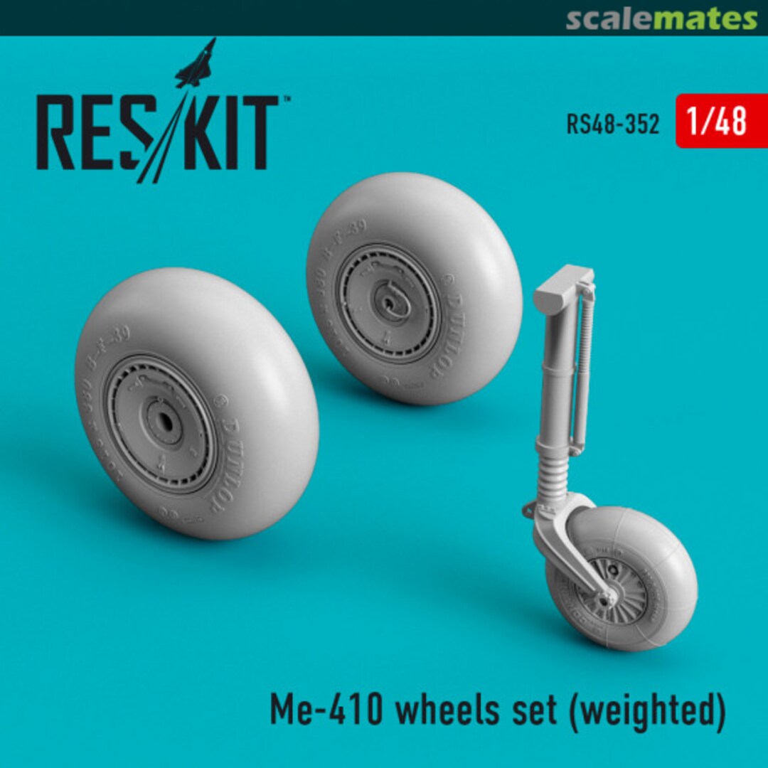 Boxart Me-410 wheels set (weighted) RS48-0352 ResKit