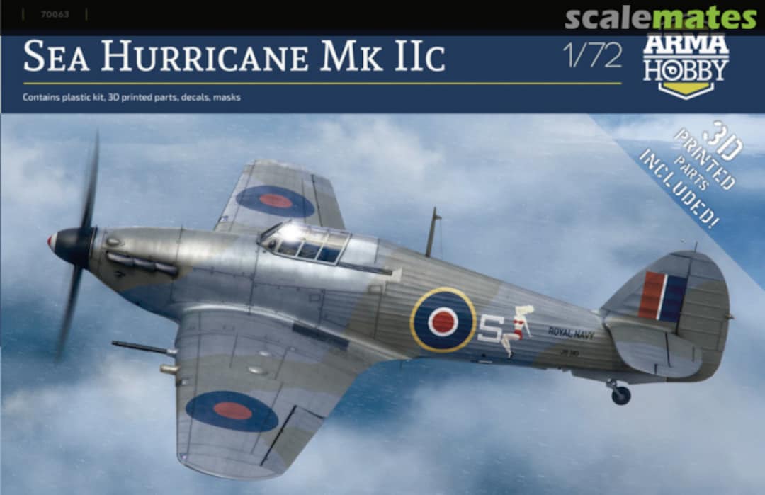 Boxart Sea Hurricane Mk IIc 70063 Arma Hobby