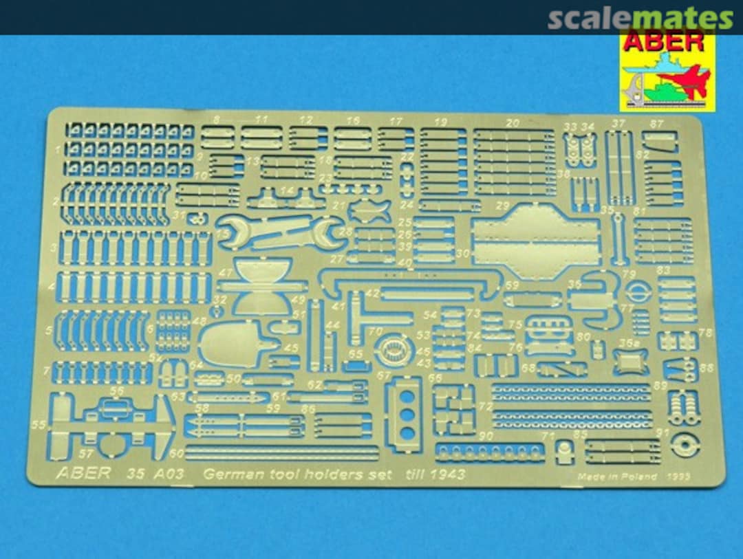 Boxart German tool holders till 1943 35A03 Aber