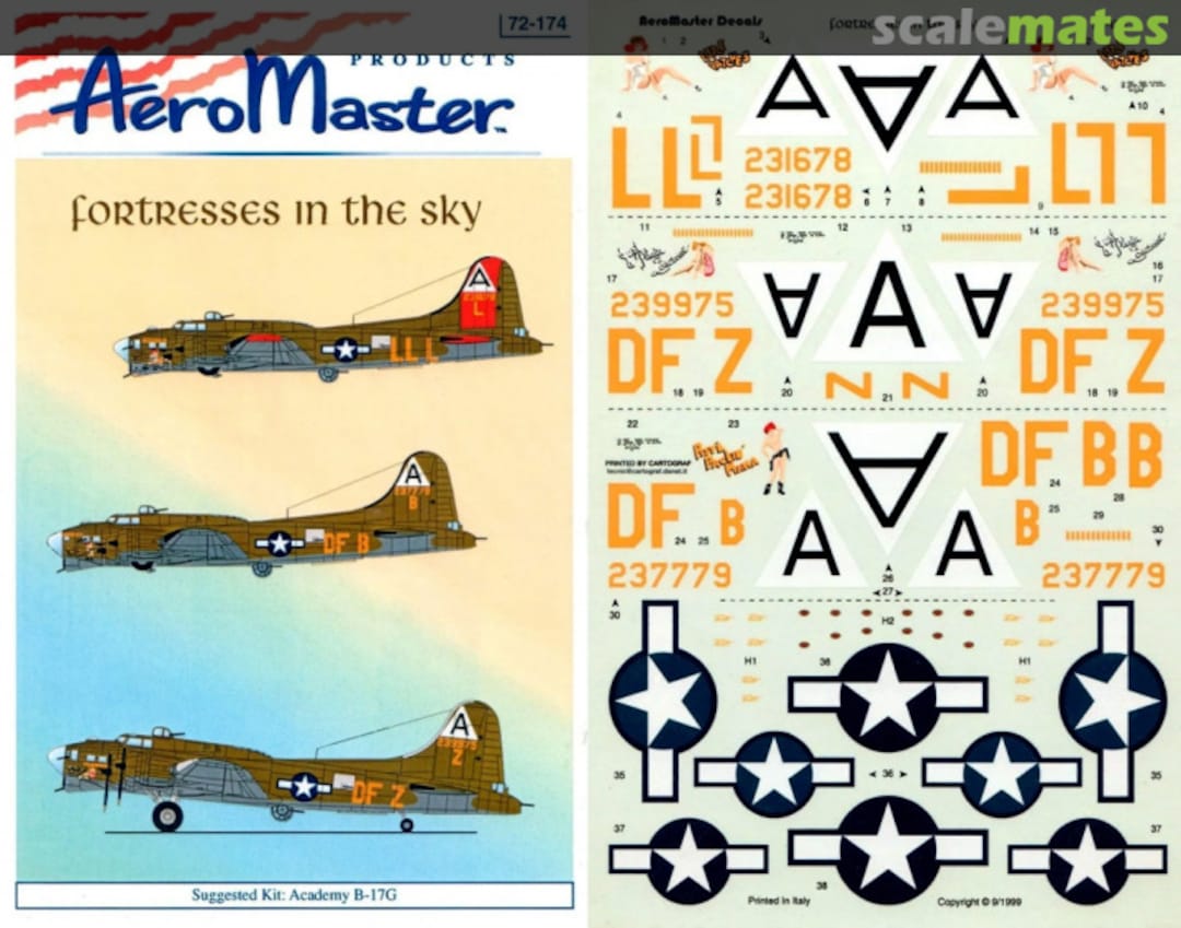 Boxart Fortresses in the Sky 72-174 AeroMaster