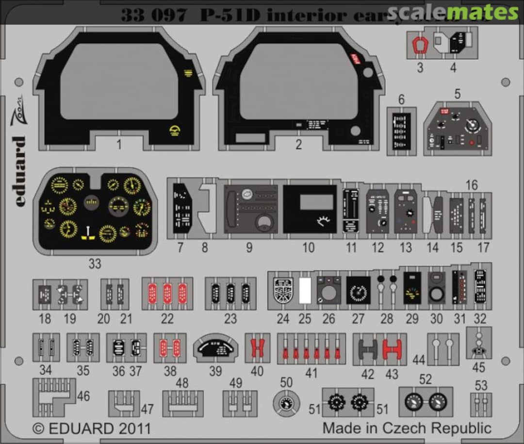 Boxart P-51D Interior early ser.5-15 S.A. 33097 Eduard