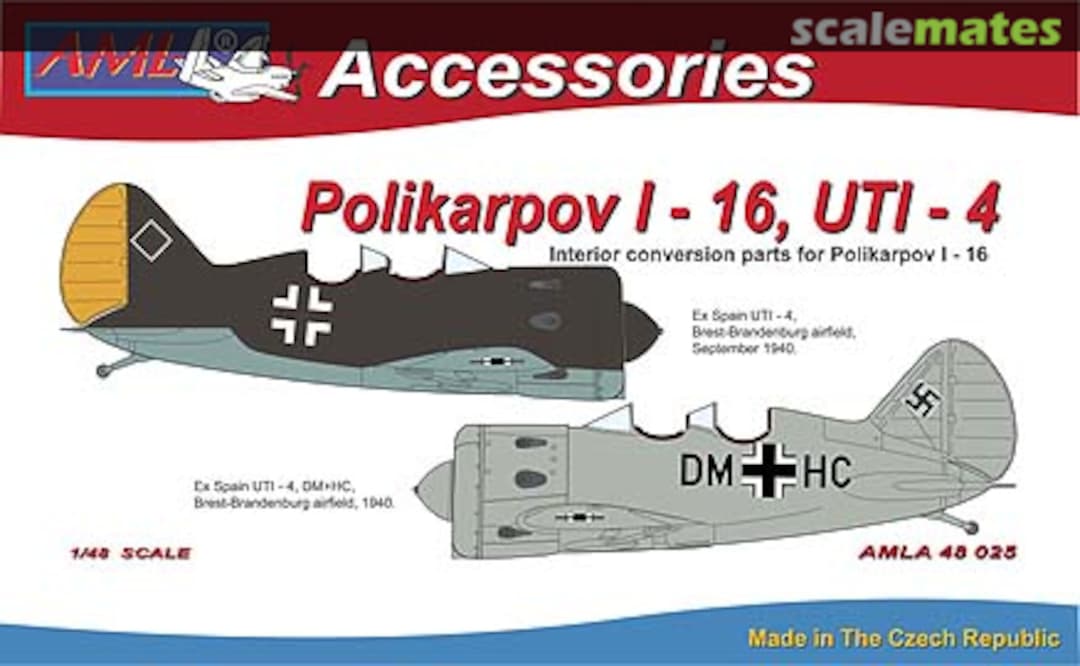 Boxart Polikarpov I-16, UTI-4 AMLA48025 AML