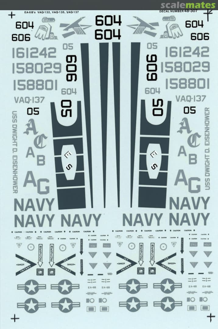 Boxart EA-6Bs (Low Visibility) 48-0307 Microscale