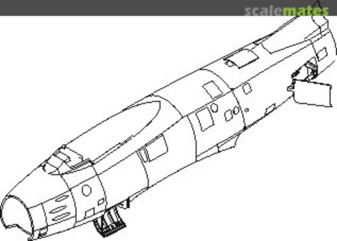 Boxart F-86F Sabre - exterior set 7114 CMK