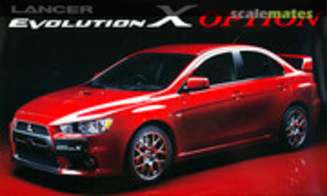 1:24 Mitsubishi Lancer Evo X &quot;Option&quot; (Aoshima 044919)