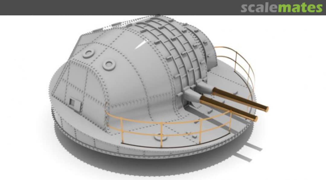 Boxart Yamato Type 89 Turret with 127mm guns AC 200 13 L'Arsenal