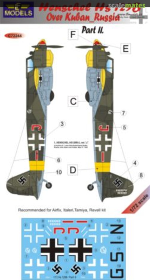 Boxart Henschel Hs 129B C72244 LF Models