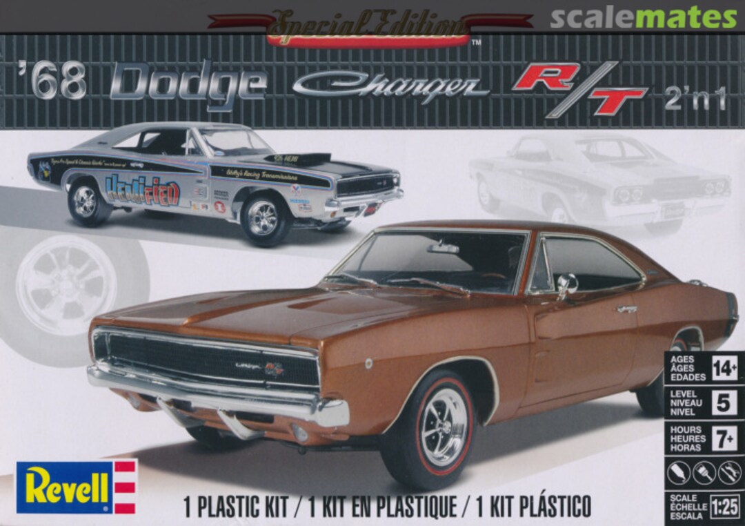 Boxart '68 Dodge Charger R/T 4202 Revell