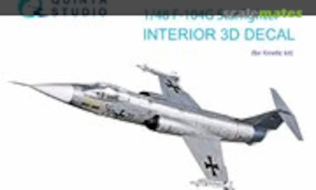 1:48 F-104G interior 3D decal (Quinta Studio QD48199)