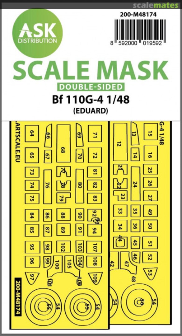 Boxart Me 110G-4 double-sided mask 200-M48174 ASK