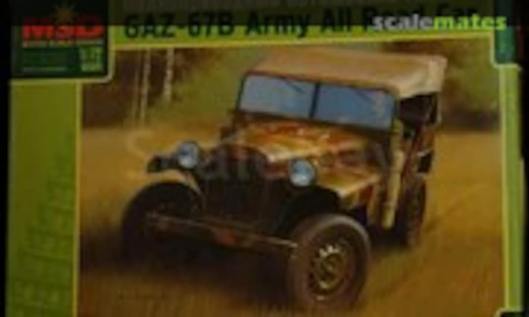 1:72 GAZ-67B Army All Road Car (MSD Micro Scale Design MSD 7271.2)