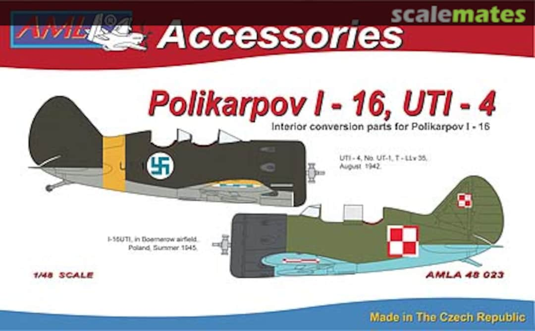 Boxart Polikarpov I-16, UTI-4 AMLA48023 AML