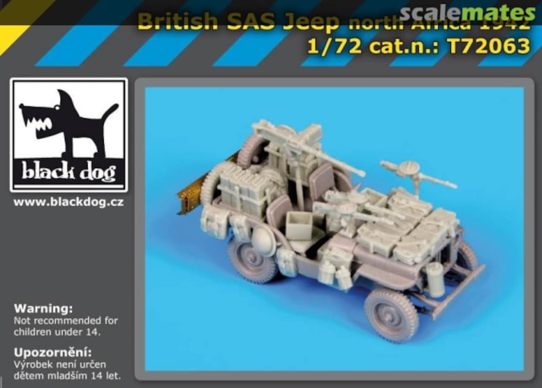 Boxart British SAS Jeep North Africa 1942 T72063 Black Dog