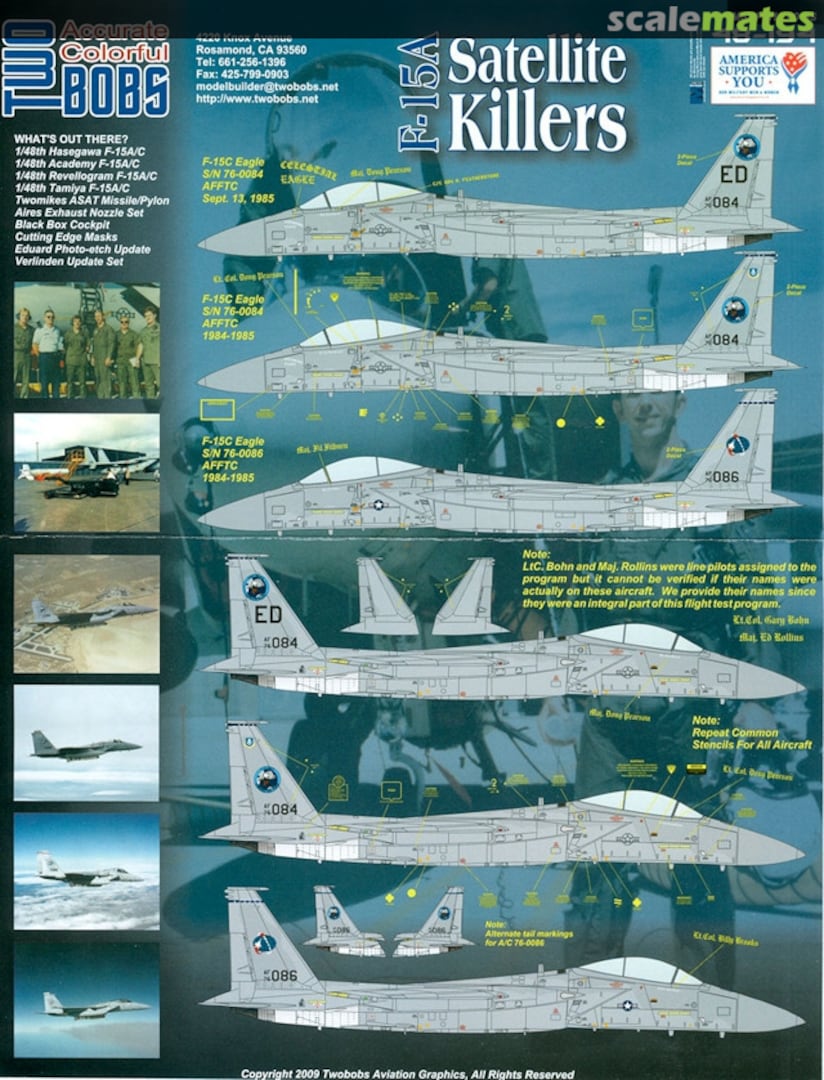 Boxart F-15A Eagle Satellite Killers 48-194 TwoBobs Aviation Graphics