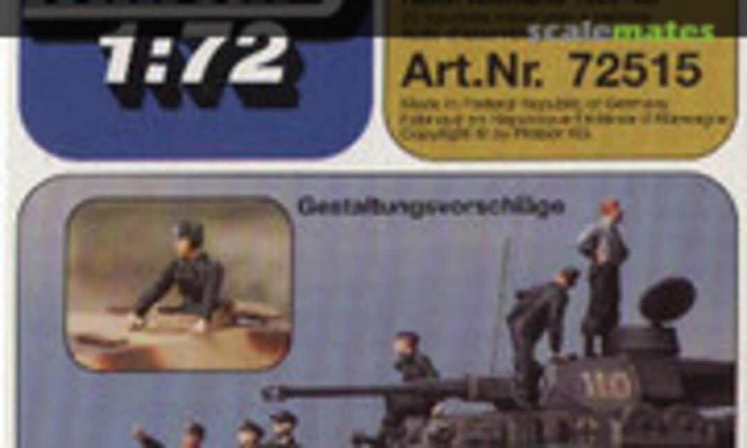 1:72 Panzerbesatzungen. Deutsches Reich 1939-45 (Preiser 72515)