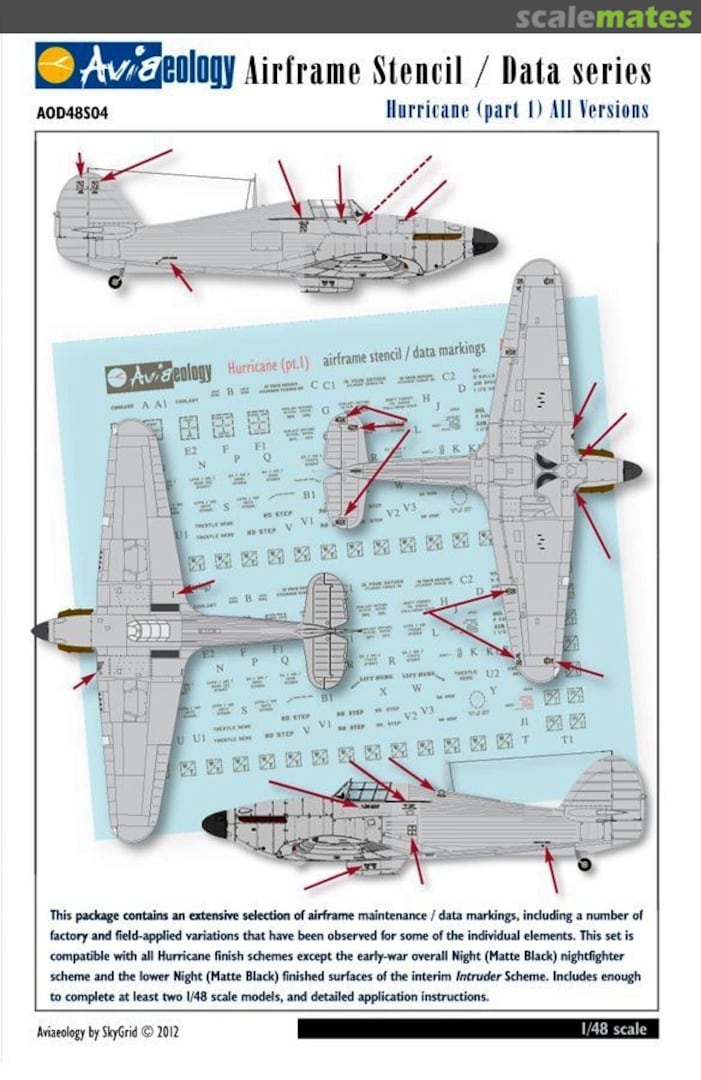 Boxart Hurricane (part 1) All Versions AOD48S04 Aviaeology