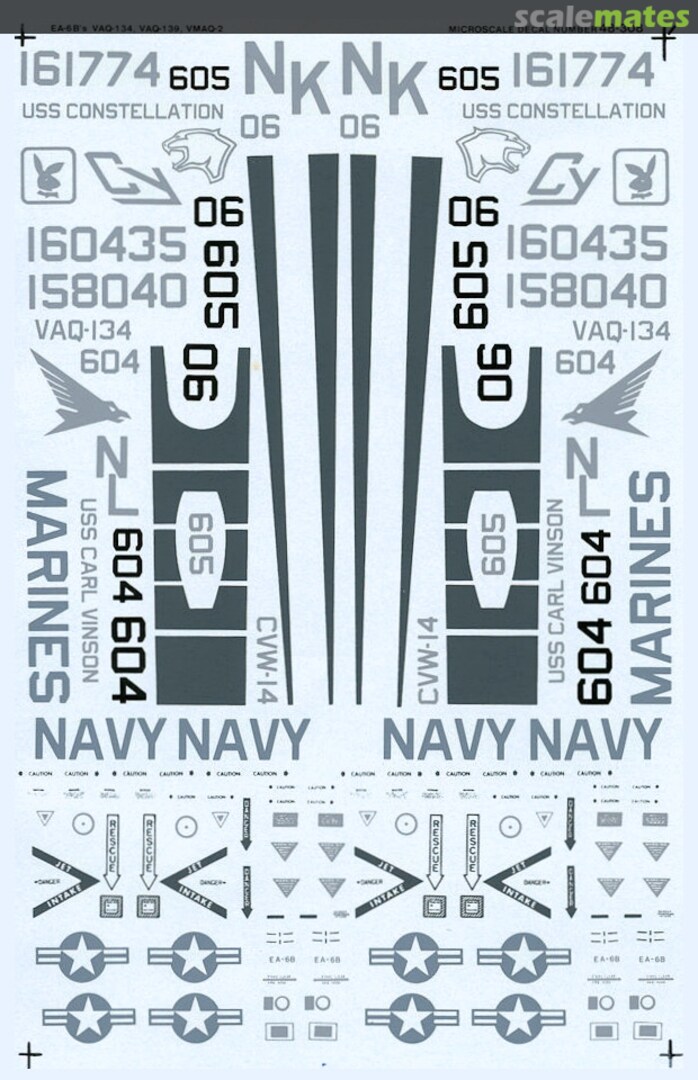 Boxart EA-6Bs (Low Visibility) 48-0308 Microscale