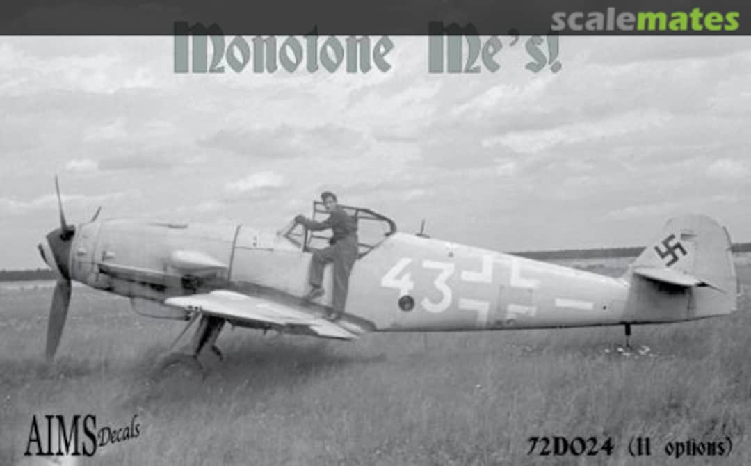 Boxart Monotone Messerschmitts 72D024 AIMS