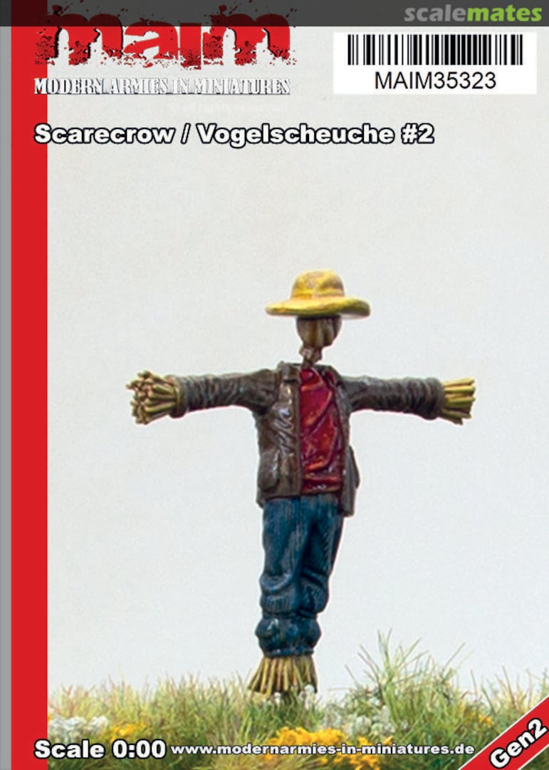 Boxart Scarecrow / Vogelscheuche #2 - with Hat MAIM35323 MAiM