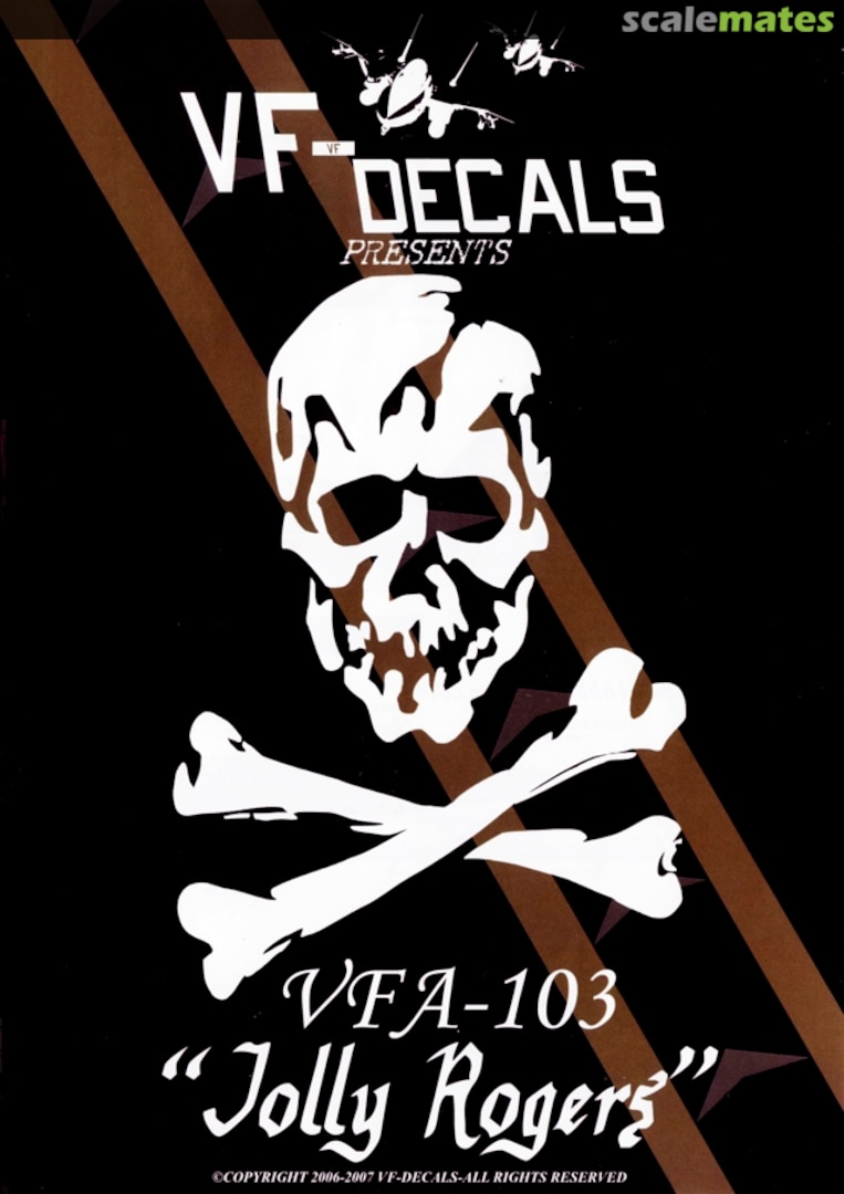 Boxart VFA-103 "Jolly Rogers" VFD48-009 VF Decals