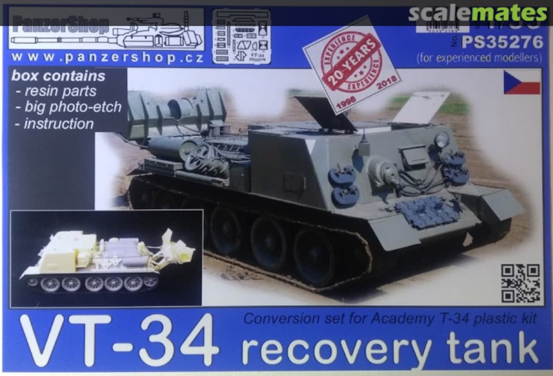 Boxart VT-34 Recovery tank PS35276 PanzerShop