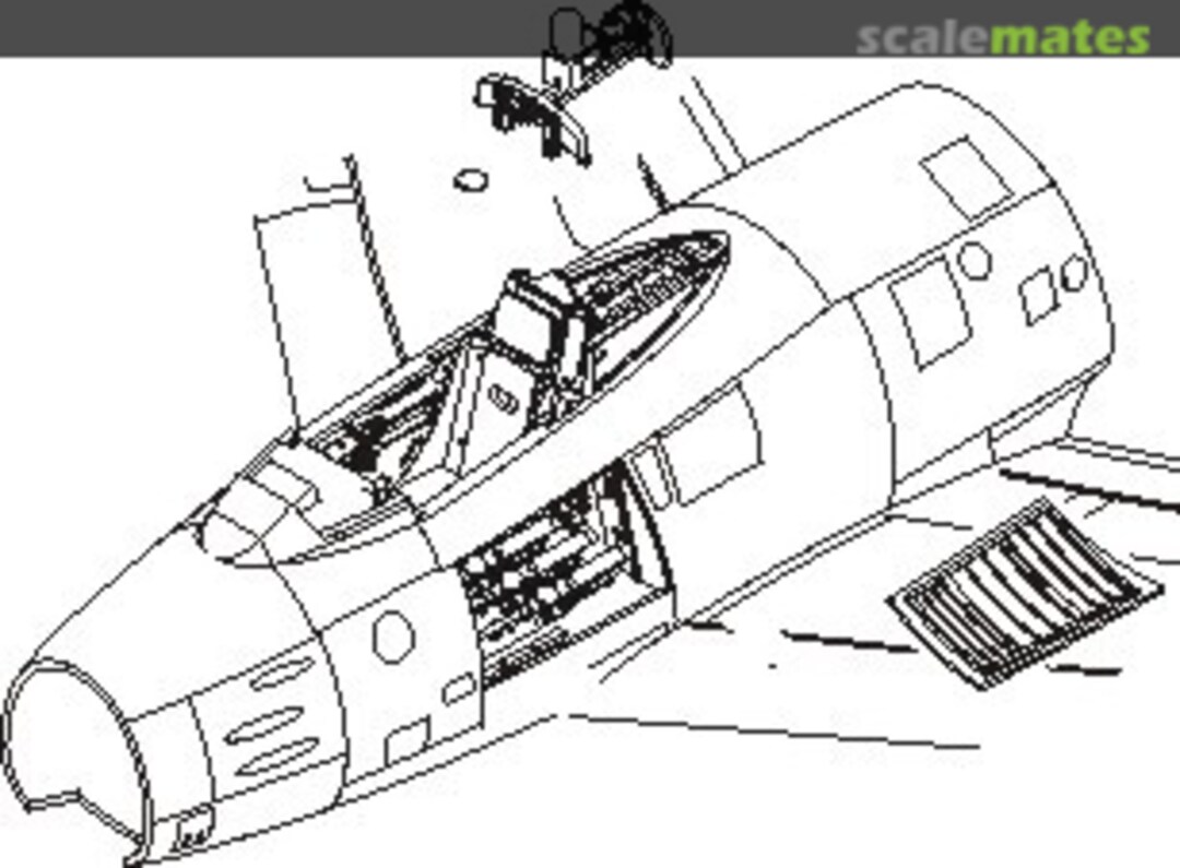 Boxart F-86F Sabre - interior set 7112 CMK