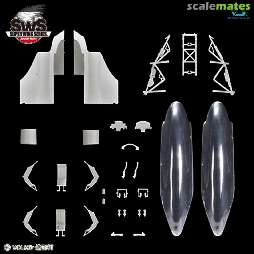 Boxart Ho 229 V7 2 Seater Conversion Kit SWS08-M05 Zoukei-Mura