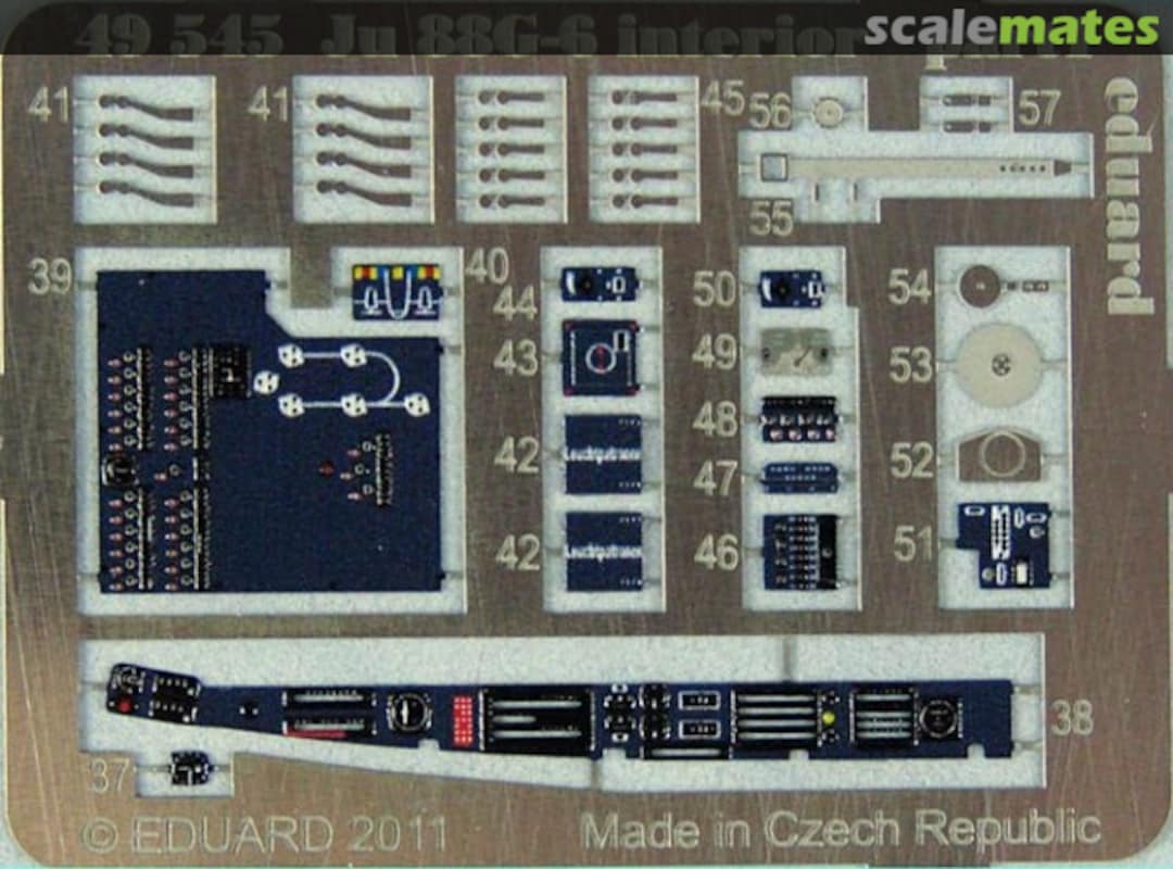 Boxart Ju 88G-6 interior, part 1 49545 Eduard