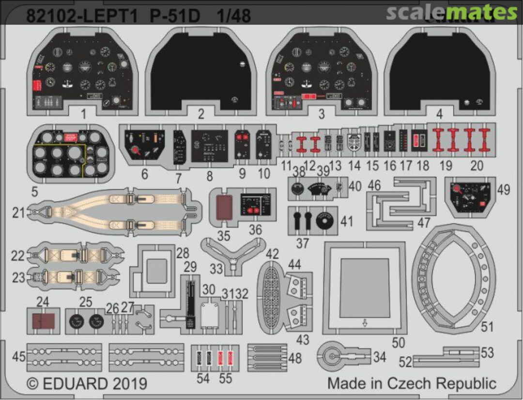 Boxart P-51D PE-set 82102-LEPT Eduard