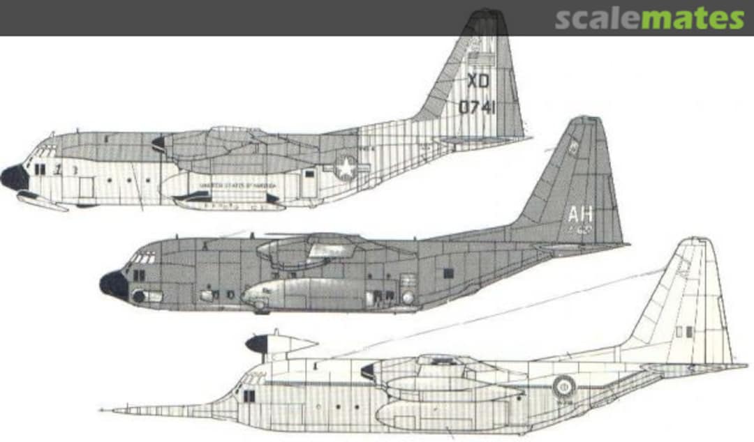 Boxart Lockheed C-130 Hercules AM-58 Airmodel