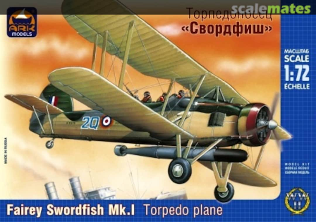 Boxart Fairey Swordfish Mk.I 72013 Ark Models