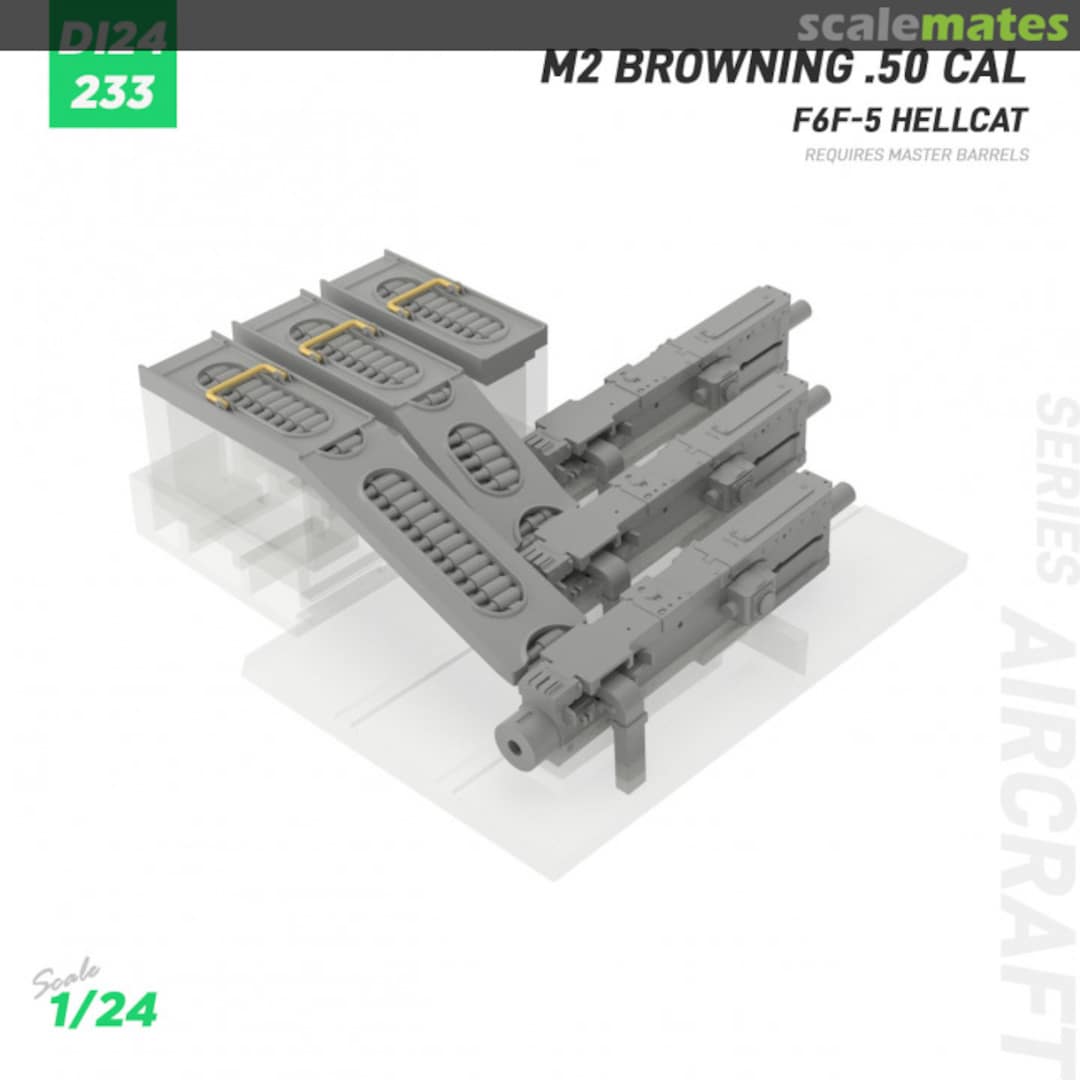 Boxart F6F-5 M2 Browning Upgrade Set DI24233 Fibelworks