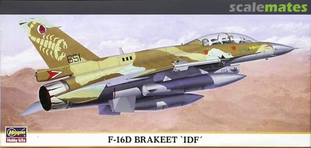 Boxart F-16D Brakeet `IDF´ 00174 Hasegawa