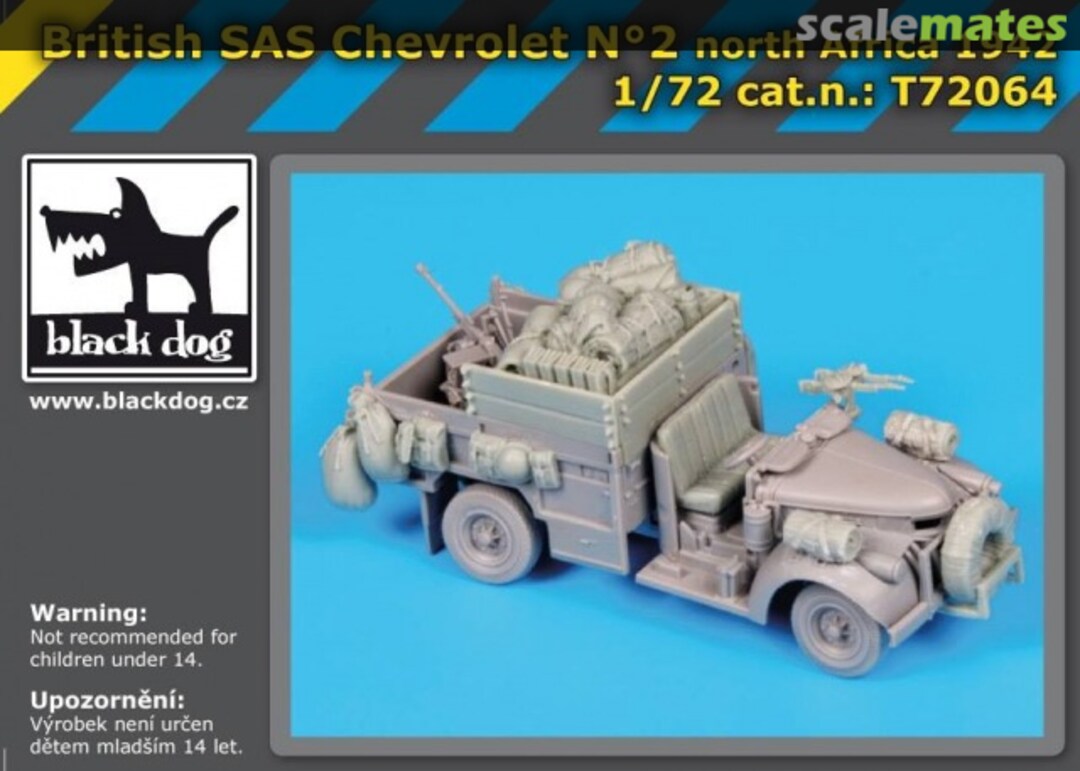 Boxart British SAS Chevrolet N°2 North Africa T72064 Black Dog