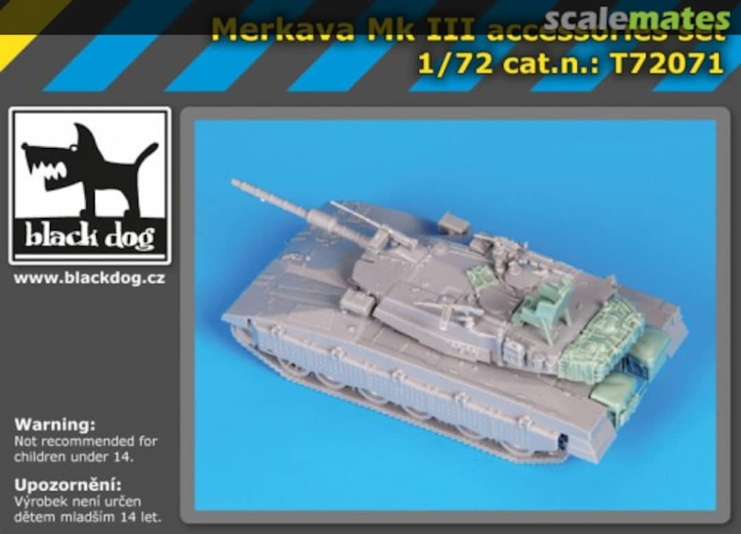 Boxart Merkava Mk III accessories set - Trumpeter T72071 Black Dog