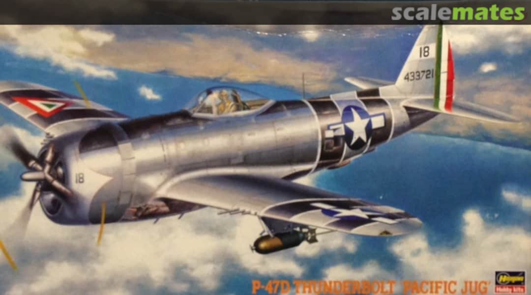 Boxart P-47D Thunderbolt 'Pacific Jug' 09257 Hasegawa