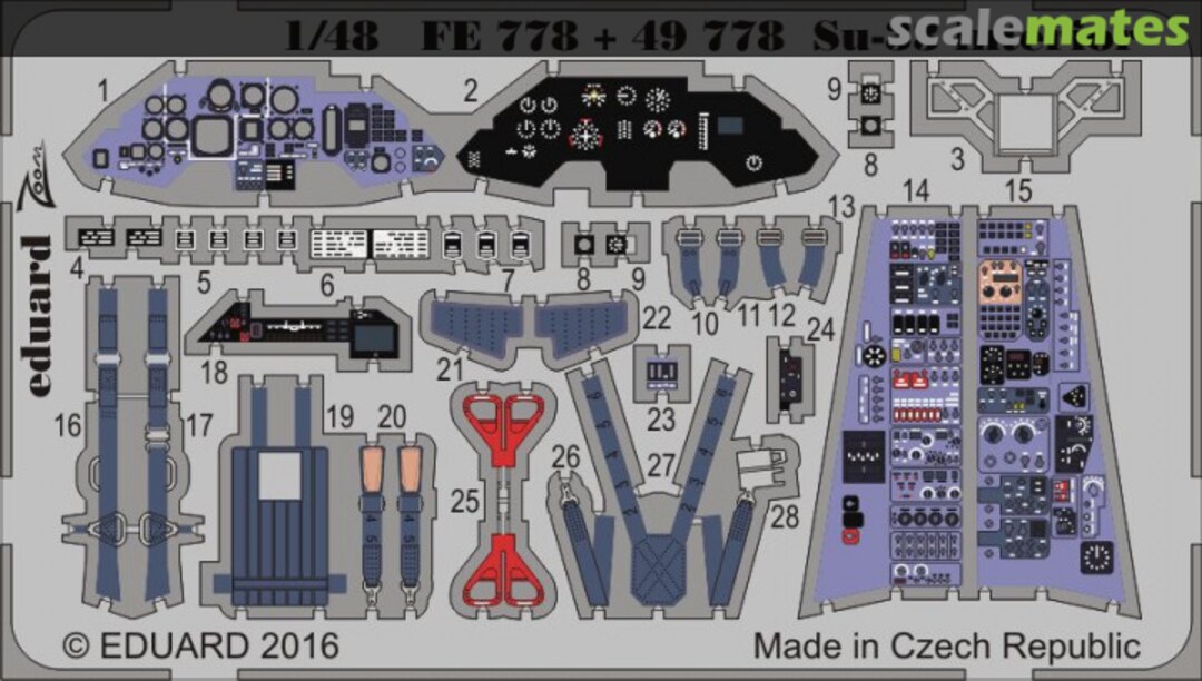 Boxart Su-33 Flanker-D Interior 49778 Eduard