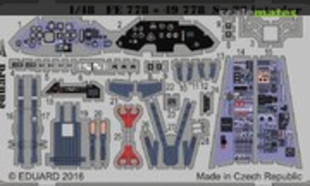 1:48 Su-33 Flanker-D Interior (Eduard 49778)