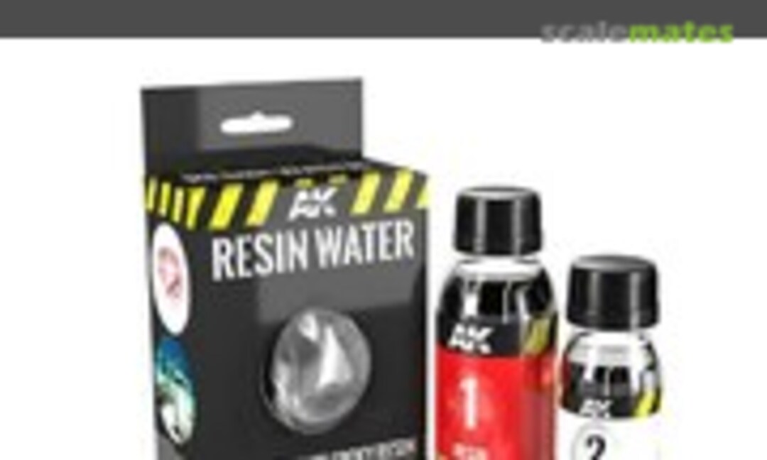 No RESIN WATER 2 COMPONENTS EPOXY RESIN 180ML (AK Interactive AK 8044)