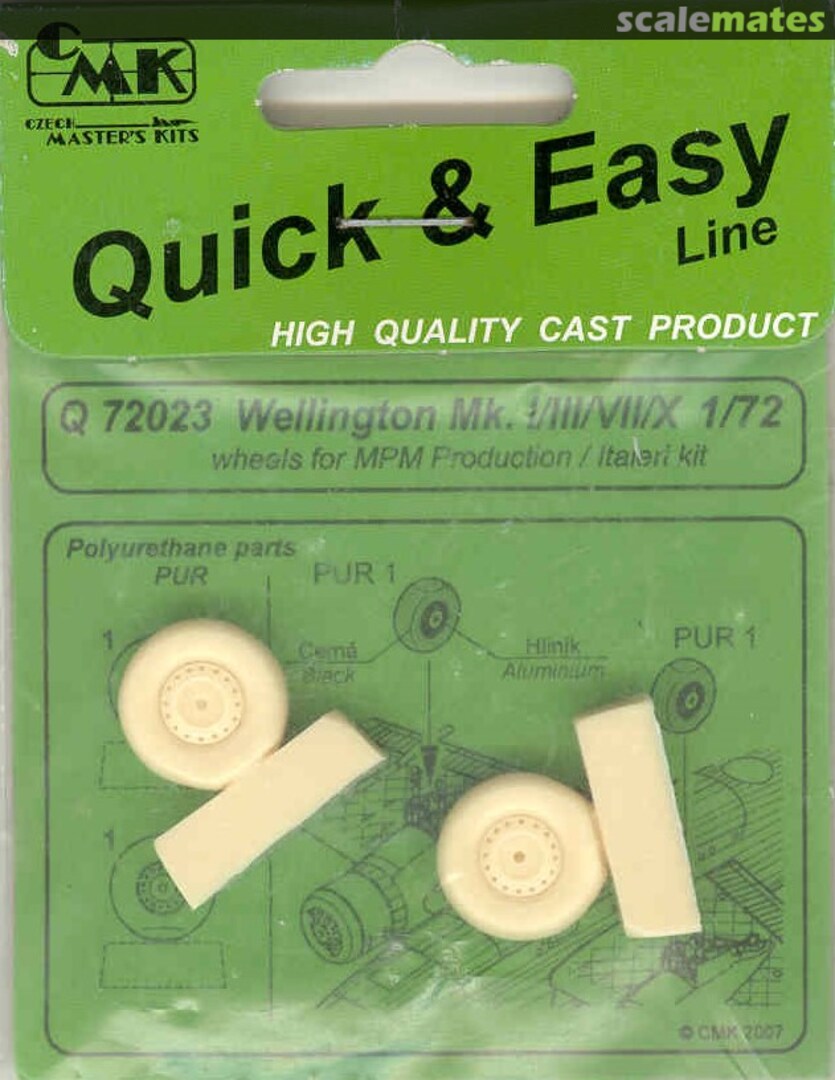 Boxart Wellington Mk.I/III/VII/X wheels Q 72023 CMK