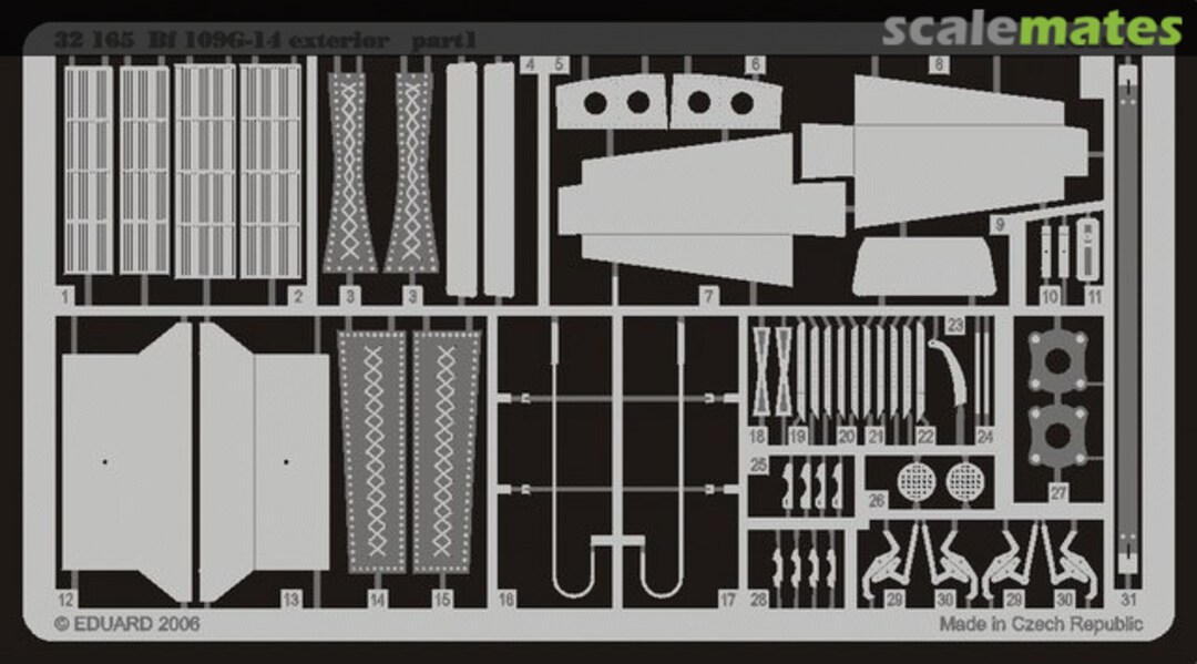 Boxart Bf 109G-14 exterior 32165 Eduard