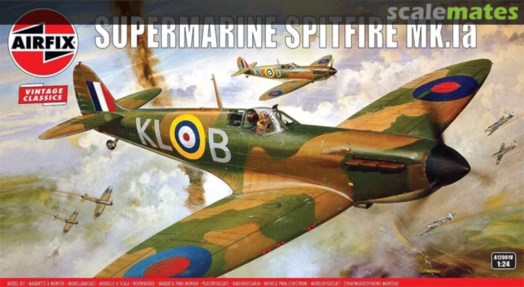 Boxart Supermarine Spitfire Mk.1a A12001V Airfix