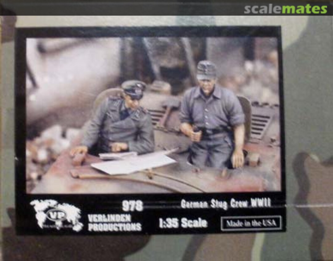 Boxart German Stug Crew WWII 978 Verlinden Productions