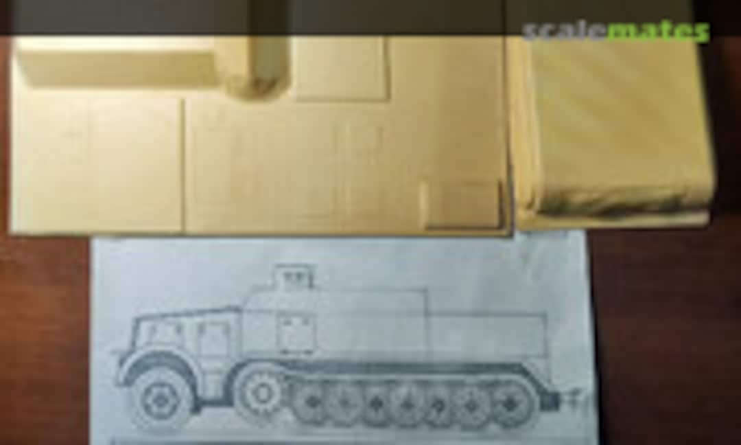 1:35 8 ton Sd.Kfz 7 Uberpanzert (Hobbymodellbau Schmidt 1184)