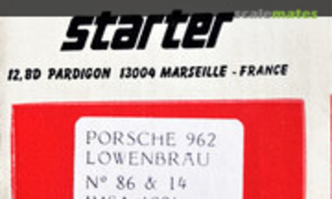 1:43 Porsche 962 - &quot;Lowenbrau&quot; - No. 86 &amp; No. 14 (Starter none)