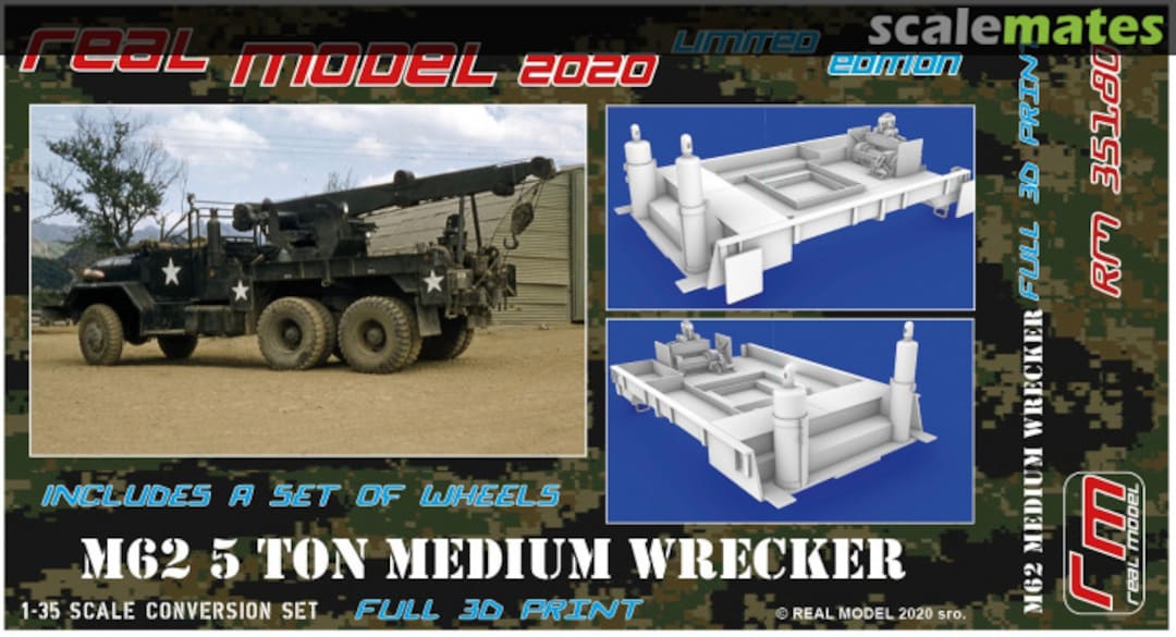 Boxart M62 5 Ton Medium Wrecker conversion set RM 35180 Real Model