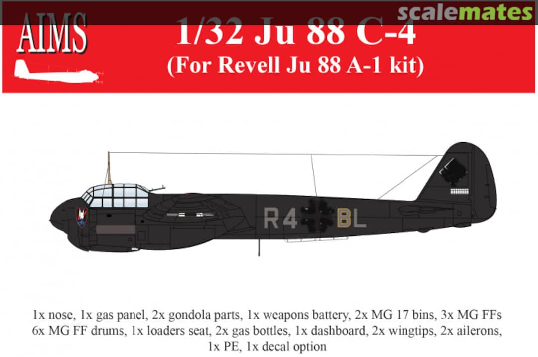 Boxart Ju 88 C-4 conversion set  AIMS