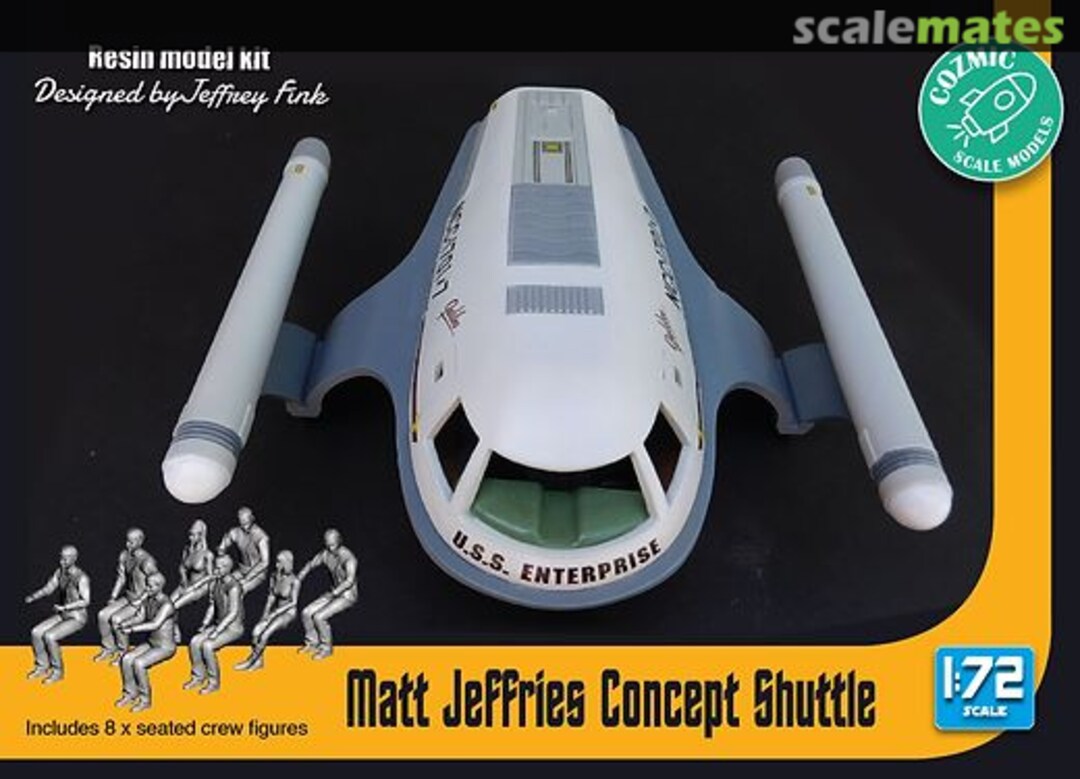 Boxart Matt Jeffries Concept Shuttle CSM-329 Cozmic Scale Models