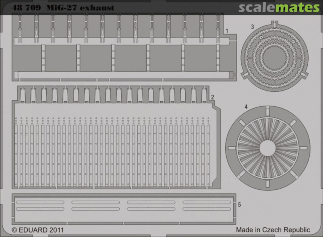 Boxart MiG-27 exhaust 48709 Eduard
