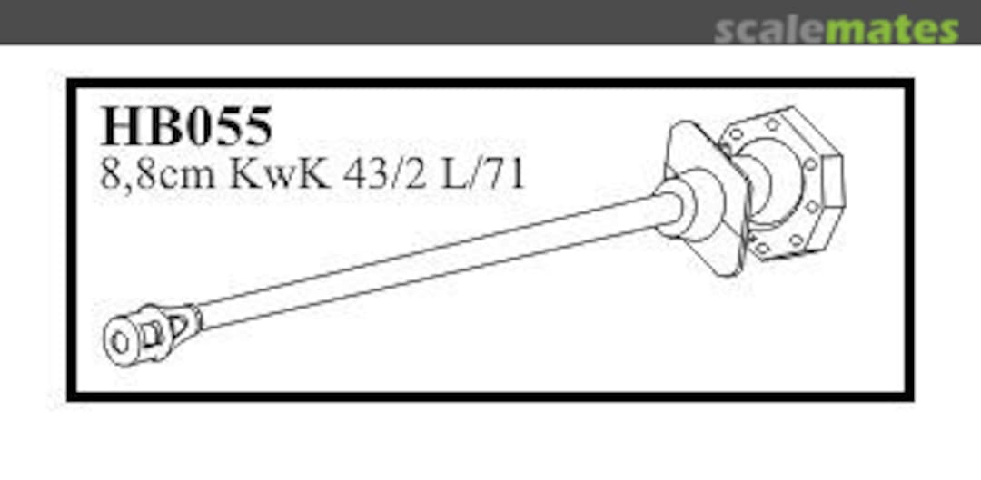 Boxart 8.8cm KwK 43/2 L/71 HB055 CMK